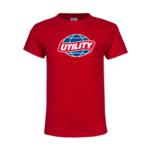  Youth Red T Shirt - Utility