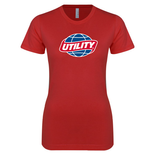 Main Image for  Next Level Womens Red Boyfriend Tee