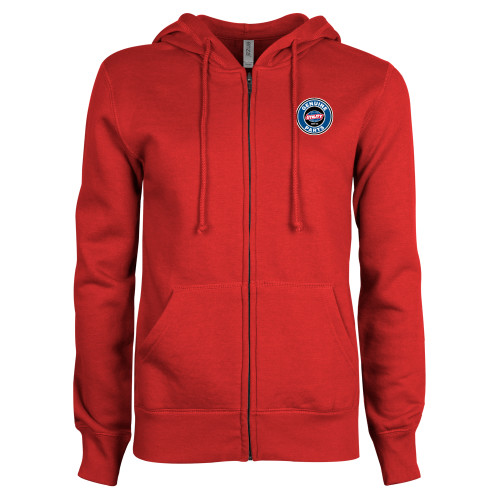 Main Image for  ENZA Womens Red Fleece Full Zip Hoodie