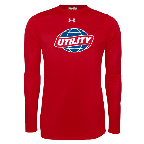 Main Image for  Under Armour Red Long Sleeve Tech Tee