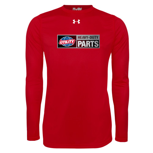 Main Image for  Under Armour Red Long Sleeve Tech Tee