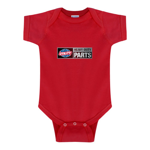  Red Infant Onesie - Heavy Duty Parts Horizontal