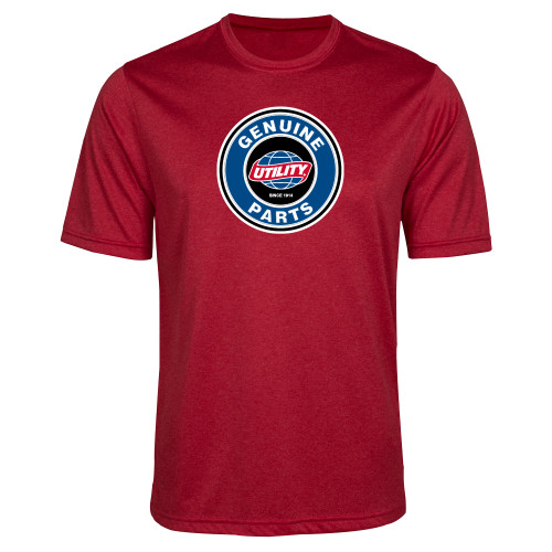  Red Heather Performance Contender Tee - Genuine Parts