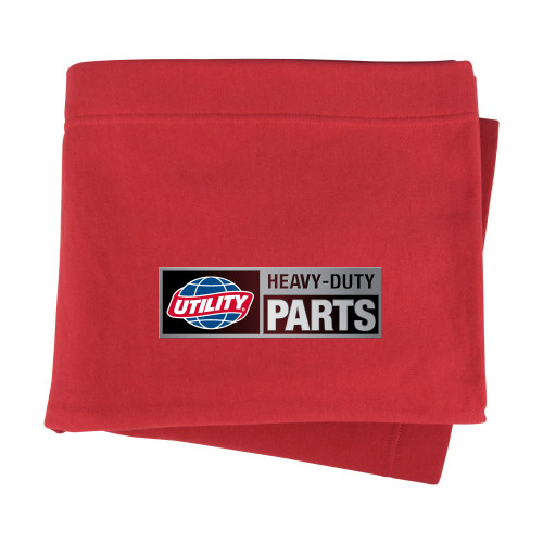  Red Sweatshirt Blanket - Heavy Duty Parts Horizontal