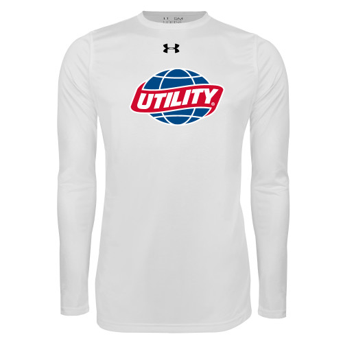 Main Image for  Under Armour White Long Sleeve Tech Tee