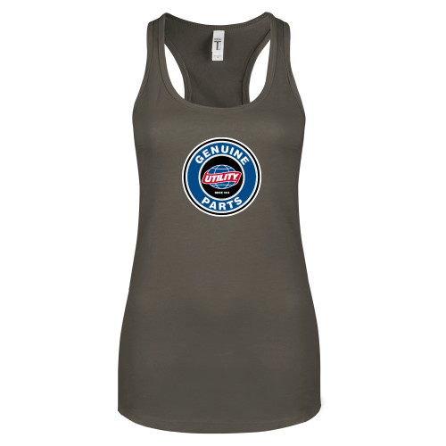  Next Level Womens Charcoal Racerback Tank - Genuine Parts