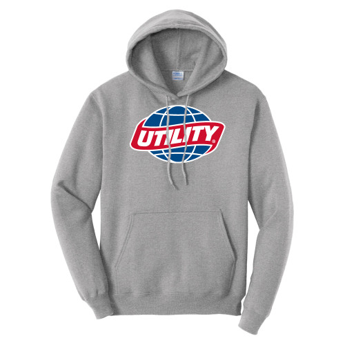 Tall Athletic Heather Fleece Hoodie - Utility