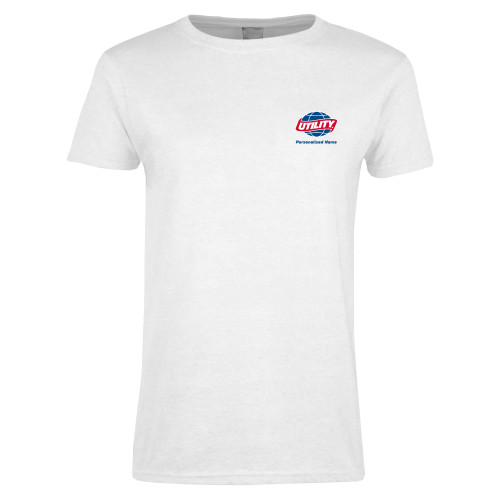  Womens White Short Sleeve Tee - Utility