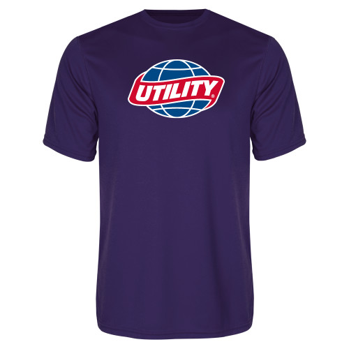  Purple Performance Tee - Utility