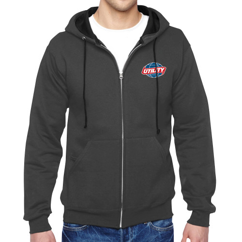 Main Image for  Charcoal Fleece Full Zip Hoodie