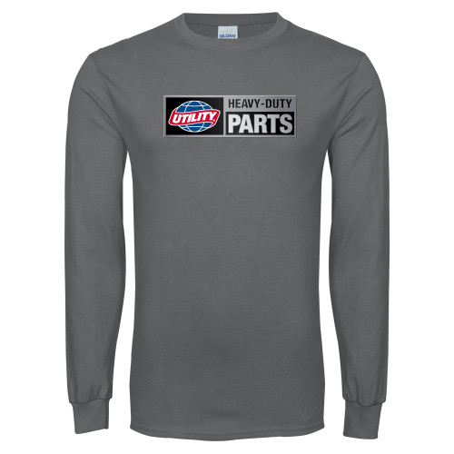  Charcoal Long Sleeve T Shirt - Heavy Duty Parts Horizontal