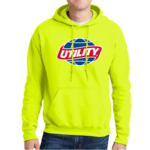  Safety Green Fleece Hoodie - Utility