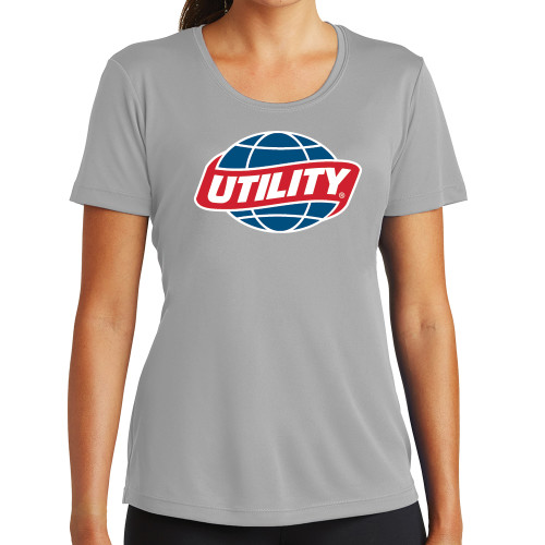 Main Image for  Womens Grey Performance Short Sleeve Tee