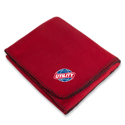  Red Arctic Fleece Blanket - Utility