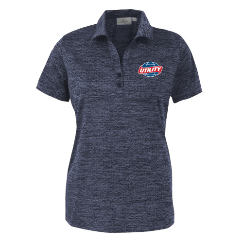 Main Image for  Womens Navy Honeycomb Jacquard Polo