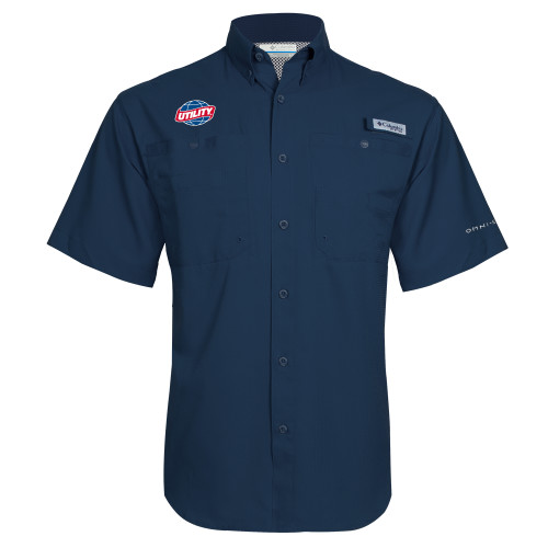  Columbia Navy Tamiami Performance Short Sleeve Shirt - Utility