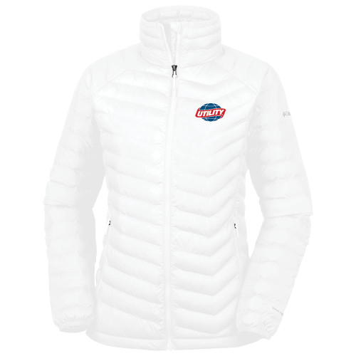  Columbia Womens White Powder Lite Jacket - Utility