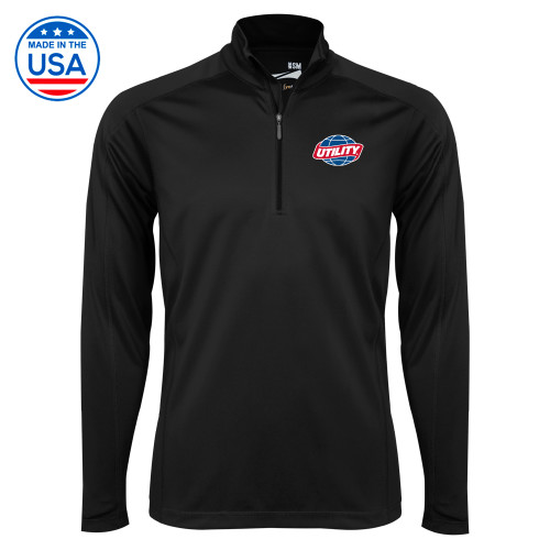  Syntrel Black Interlock 1/4 Zip - Utility