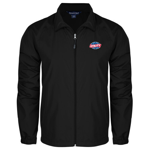  Black Full Zip Wind Jacket - Utility