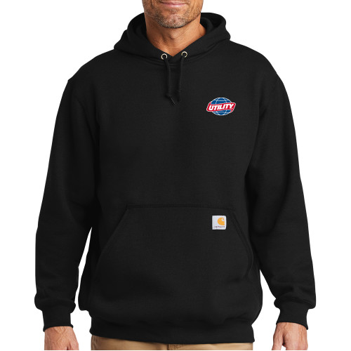  Carhartt Black Midweight Hoodie - Utility