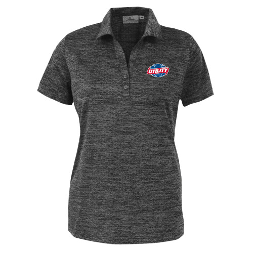 Main Image for  Womens Charcoal Honeycomb Jacquard Polo