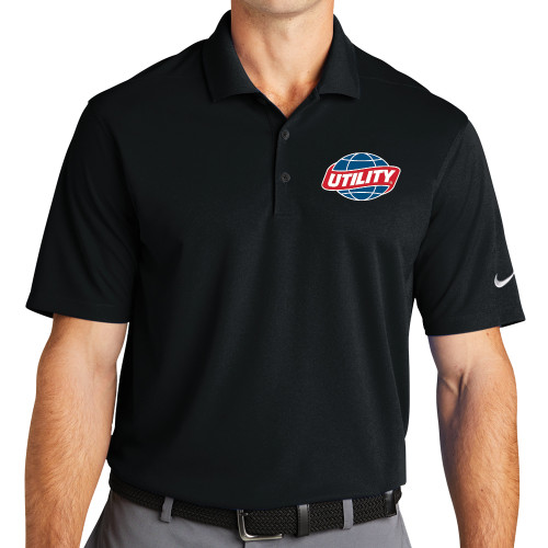  Nike Black Dri Fit Micro Pique 2.0 Polo - Utility