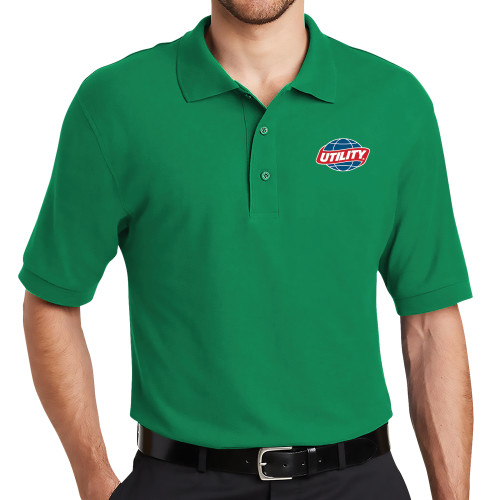  Kelly Green Silk Touch Polo - Utility