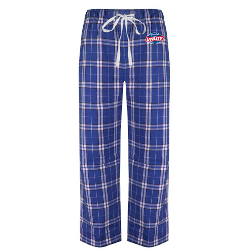  Royal/White Flannel Pajama Pant - Utility
