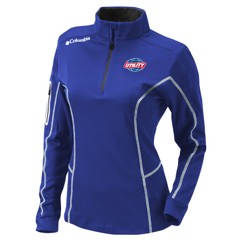  Columbia Womens Omni Wick Royal 1/4 Zip - Utility
