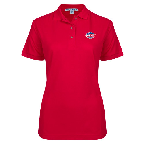 Main Image for  Womens Silk Touch Red Pique Polo