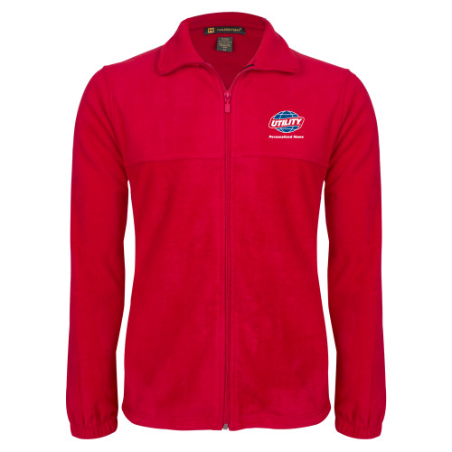 Red Fleece Full Zip Jacket - Utility
