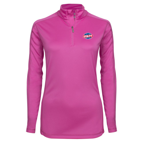Main Image for  Syntrel Womens Raspberry Interlock 1/4 Zip