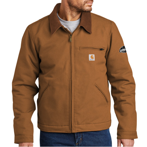  Carhartt Brown Duck Detroit Jacket - Utility