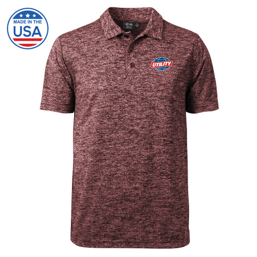 Main Image for  Maroon Honeycomb Jacquard Polo