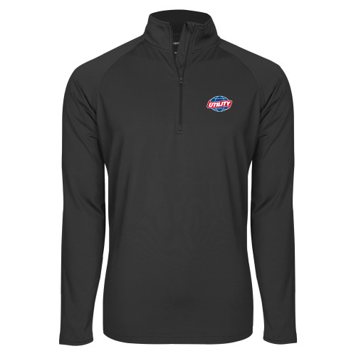  Sport Tek Charcoal Sport Wick Stretch 1/2 Zip Pullover - Utility