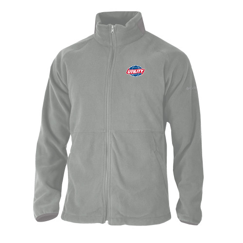  Columbia Grey Everest Ridge Fleece Full Zip Jacket - Utility