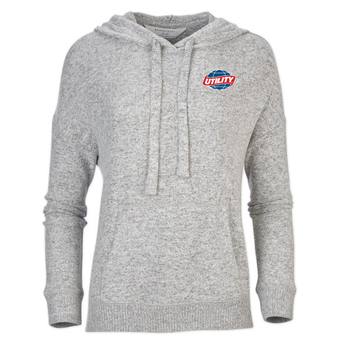 Boxercraft Womens Oxford Grey Heather Cuddle Soft Hoodie - Utility
