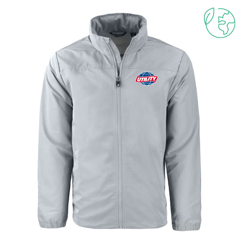  C&B Grey Charter Eco Recycled Full Zip Jacket - Utility