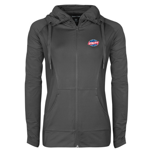 Main Image for  Womens Charcoal Sport Wick Stretch Full Zip Jacket