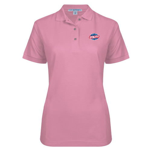 Main Image for  Womens Silk Touch Light Pink Pique Polo