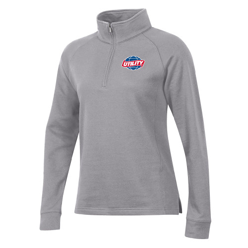  Gear Womens Oxford Heather 1/4 Zip - Utility