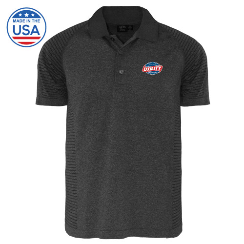 Main Image for  Heather Charcoal Body Mapping Polo