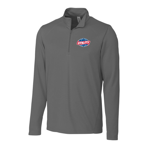  C&B Titan Grey Clique Ice Pique Half Zip - Utility