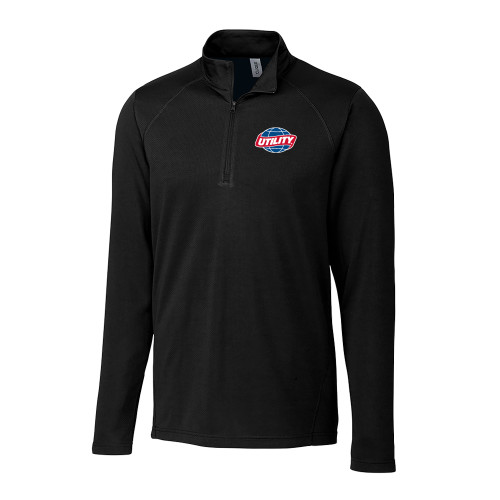  C&B Black Clique Ice Pique Half Zip - Utility