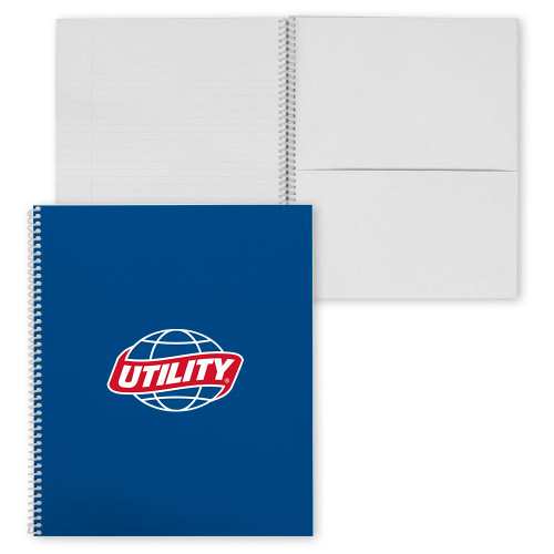  College Spiral Notebook w/Clear Coil - Utility
