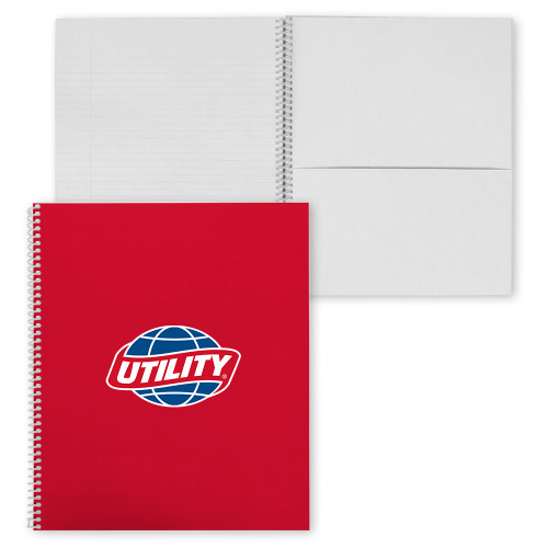  College Spiral Notebook w/Clear Coil - Utility