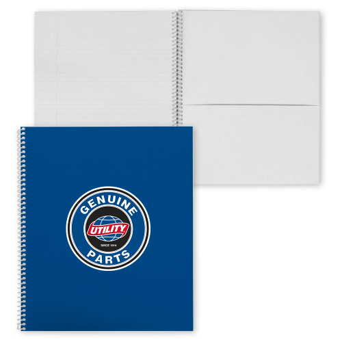 College Spiral Notebook w/Clear Coil - Genuine Parts