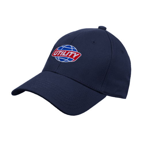  Navy Structured Adjustable Pro Style Hat - Utility