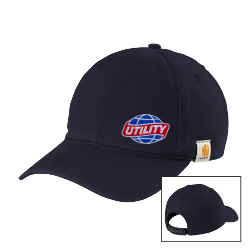 Carhartt Navy Cotton Adjustable Canvas Hat - Utility