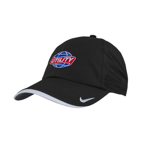  Nike Black Dri Fit Perforated Hat - Utility